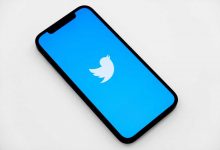 twitter logo on a smartphone