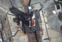 A zoomed-in view of NASA