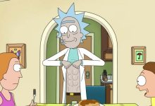 Rick exposes his hard abs in Rick and Morty season 6 episode 4