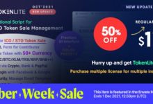 TokenLite v1.3.2 Overridden - ICO / STO Token Sale Management Panel - ICO Admin Script