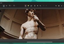 Windows snipping tool statue David